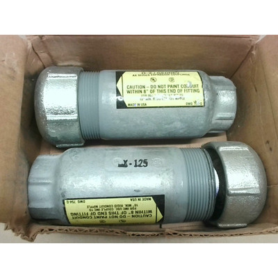 O-Z/Gedney AX-125 (2 Pzs) Acoplamiento De Expansión De 1-1/