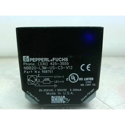 Sensor De Proximidad Pepperl+Fuchs NBB20-L3M-US-C3-V12 90875