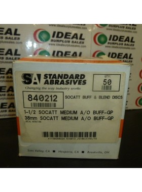 DISCO ESTáNDAR ABRASIVOS 840212 NUEVO EN CAJA