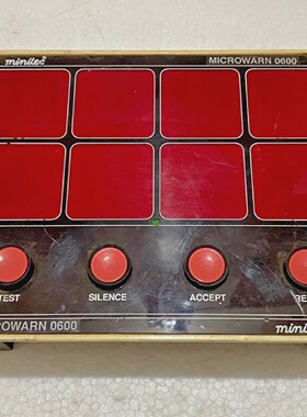 MINILEC MICROWARN 0600 WINDOW MICROPROCESSOR BASED ALARM ANN
