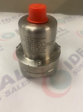 VIATRAN 3185BHGBH Pression Transmetteur 0-7500psi 4-20mA Sor