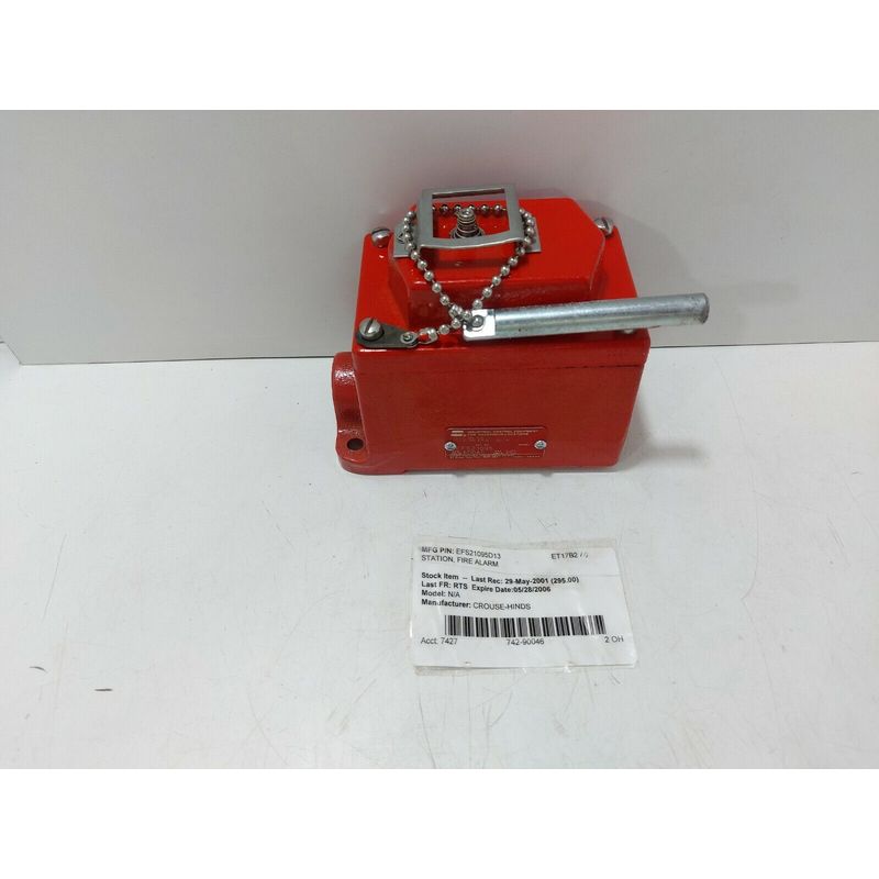 Crouse Hinds EFS21095 Fire Alarm Station
