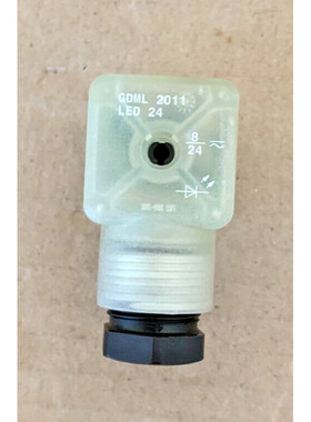 Hirschmann GDML 2011LED24 Solenoid Valve Connector Plug