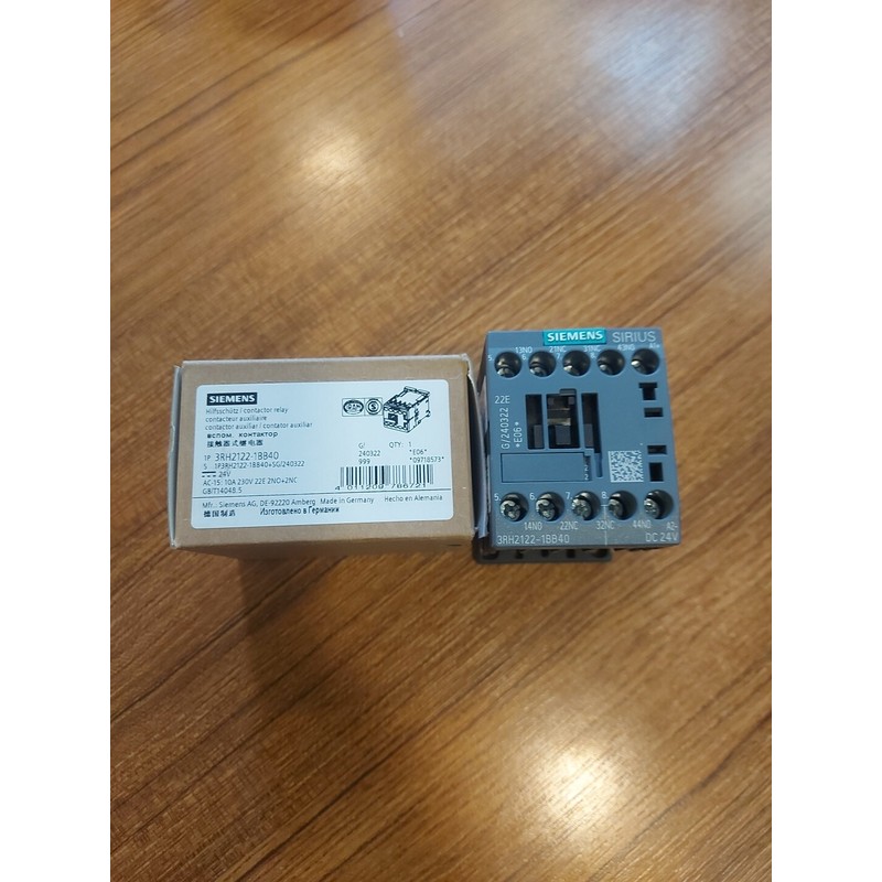 西门子 3RH2122-1BB40 接触器继电器 2NO 2NC 24V 直流 NNB