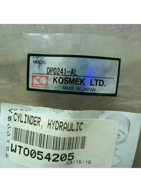 KOSMEK DP0241-AL Simple Acción Empuje Cilindro W/M24x1.5 Th