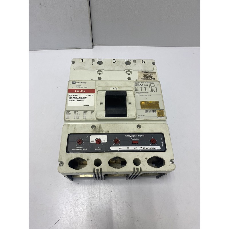 EATON Cutler-Hammer 断路器 LW3630D16M02Y06 带 LT3630TAV 3POL
