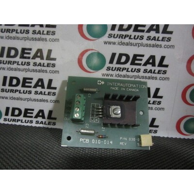 TABLERO REPARADO INTERAUTOMATION 10014