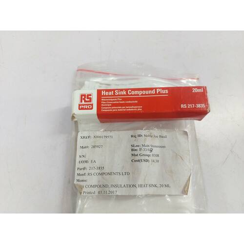 RS 217-3835 Heat Sink Compound Plus {RS Pro} 20ml