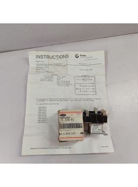 Carrier HN61KK912 Relè 9100Y233128 Bobina 120VAC 50/60HZ