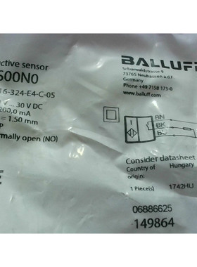 Sensor De Proximidad Balluff BES00N0 BES516-324-E4-C-05 - Se