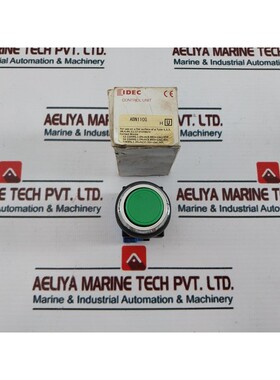 Idec ABN110G Pushbutton Round Flush Momentary Green HW-U10