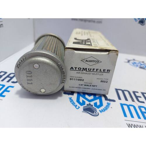 Atomuffler M02 空气排气消声器 1/4 英寸男性 NPT 产品编号 0111