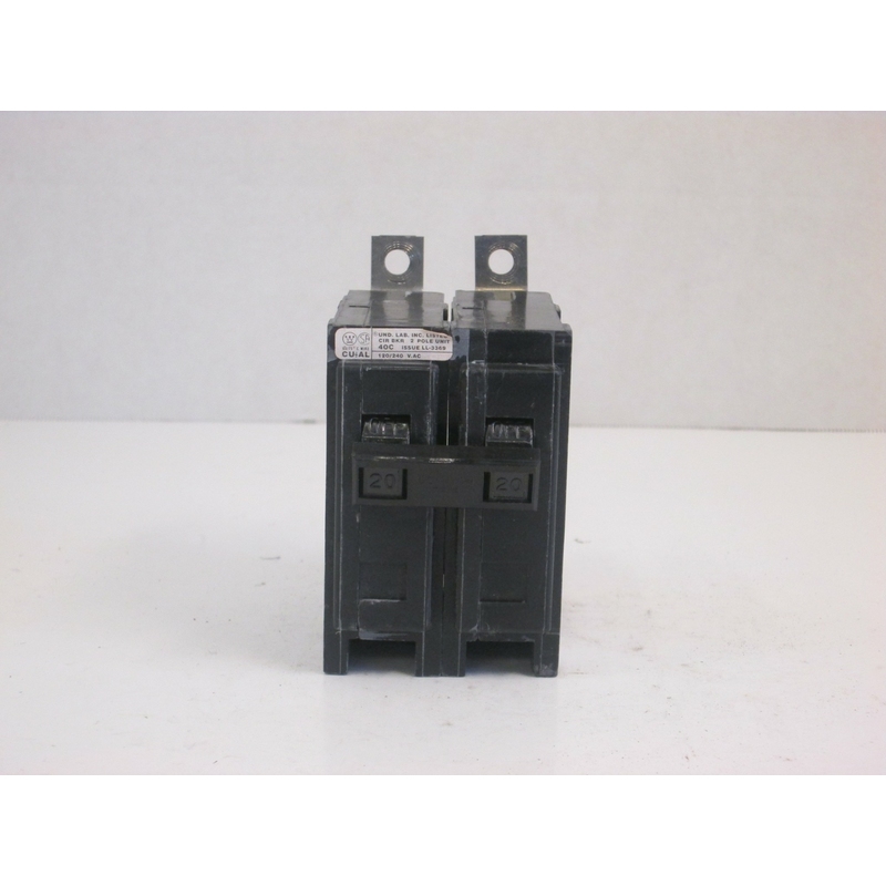 Westinghouse 228P931H01C 断路器,120/240 VAC,2 杆,20A