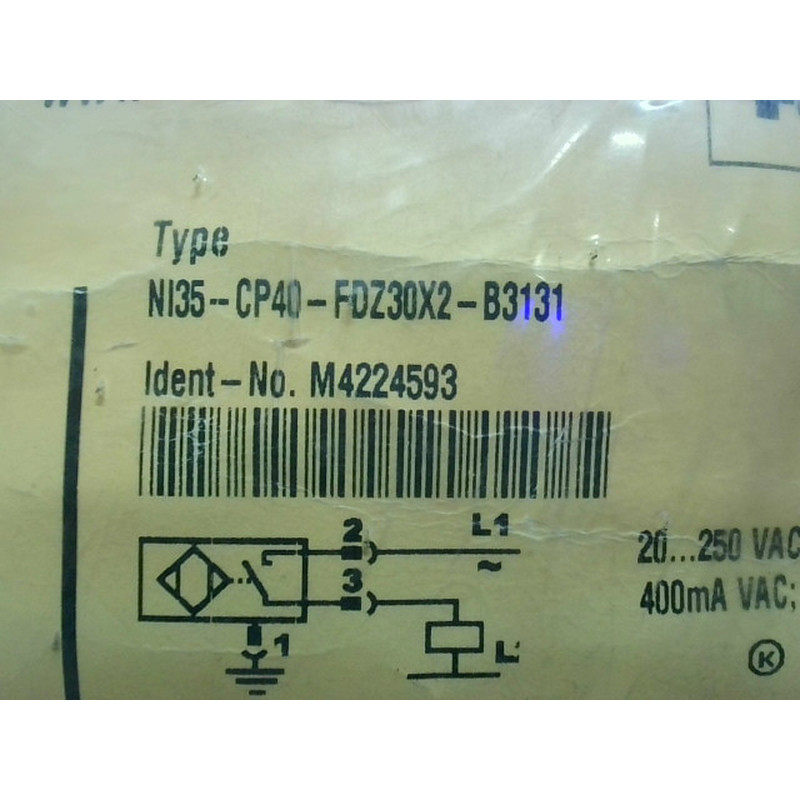 Turck NI35-CP40-FDZ30X2-B3131 Proximity Switch Sensor - Fact