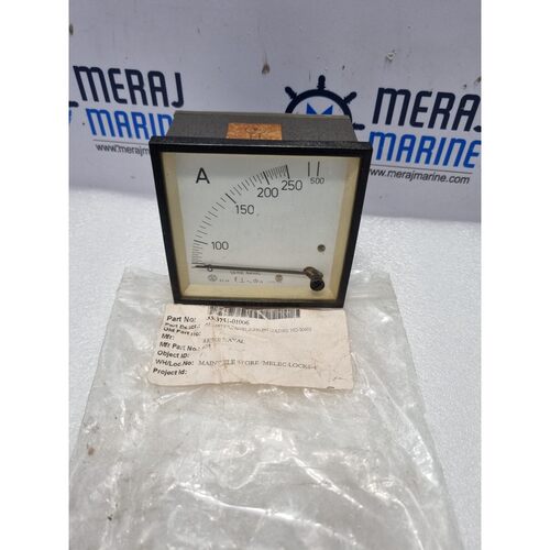 Saci EC3V Ammeter 0-250/5A Serie Naval