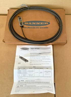 Banner Engerineering Q7MB W/30' M-Gage Flat Pak Sensor 9.15m