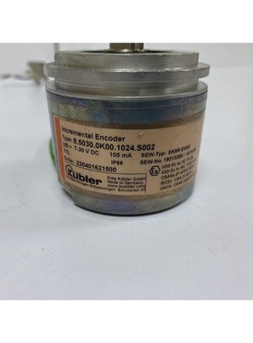 Kubler 8.5030.0K00.1024.S002 增量编码器 缝纫类型:EK8R EV8R