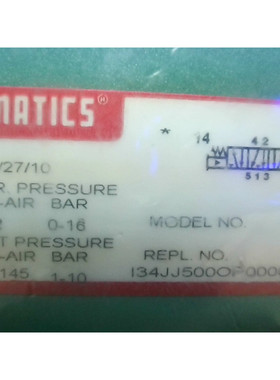 Válvula Numatics I34JJ500OP00000 0-232 Psig 0-16 Bar - Sell