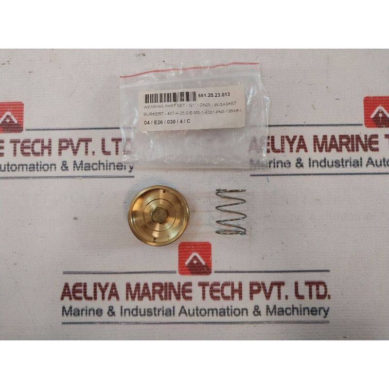 Burkert Dn25 Wearing Part Set 407-a-25,0-e-ms-1-e301-pn0-10b