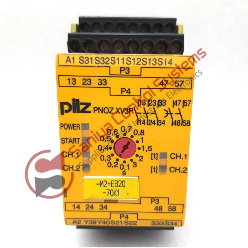Pilz PNOZ XV3P 3/24 VDC 3N/O 2N/O T 安全继电器 777512