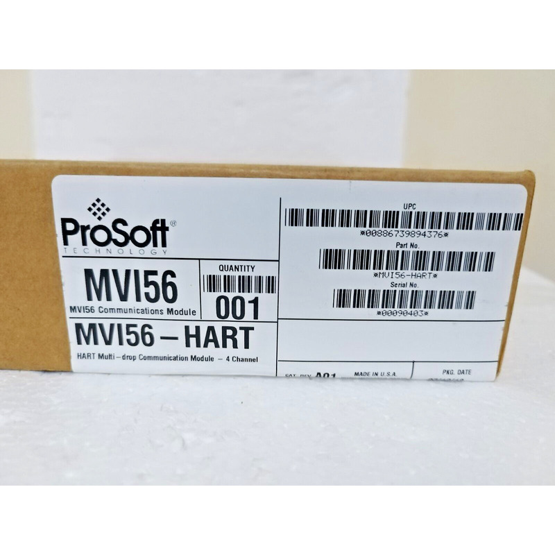 ProSoft MVI56-HART HART Multidrop 主通信模块