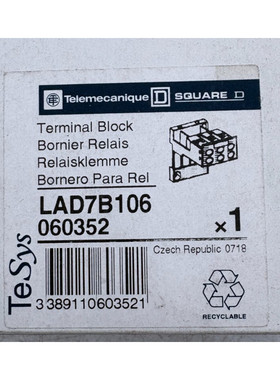TELEMECANIQUE RELAIS LAD7B106 x1