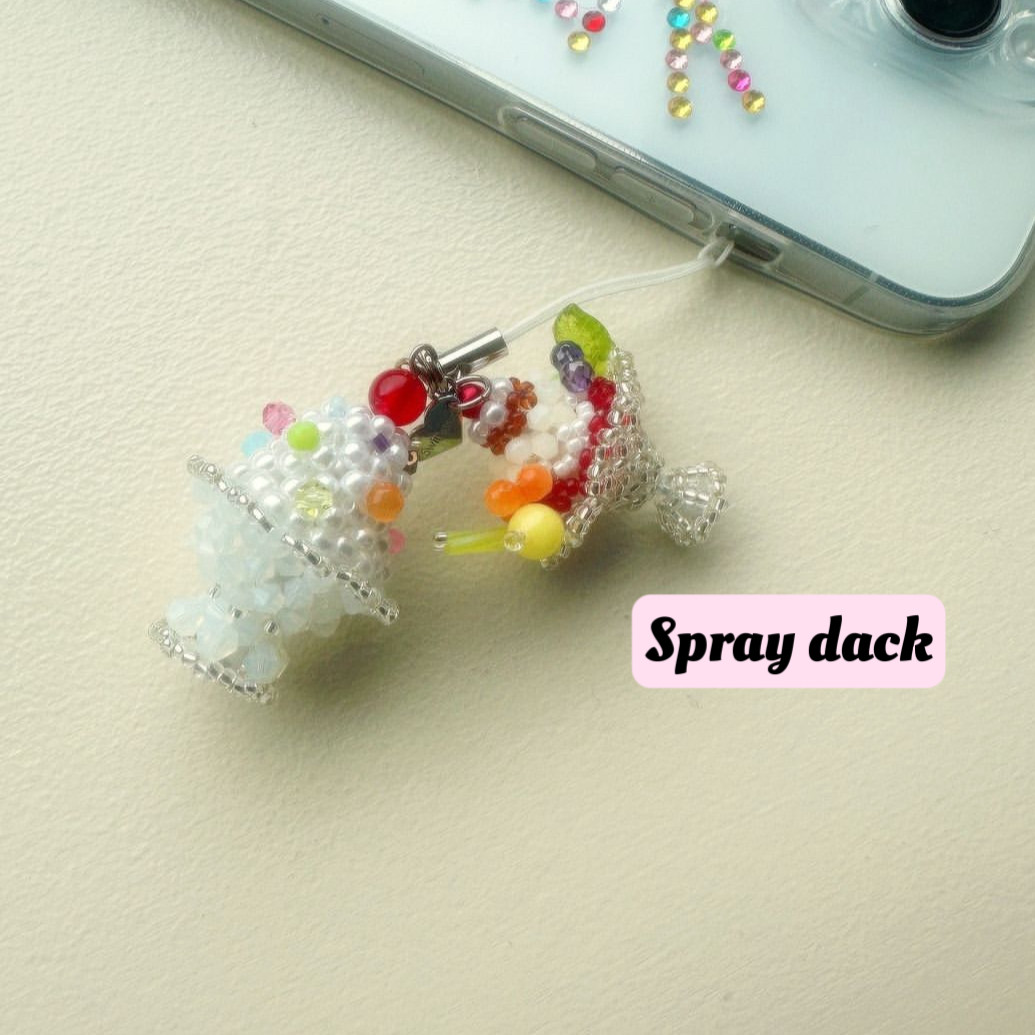 路边野餐*甜品冰淇淋系列手工串珠手机挂件手账装饰ccd配饰钥匙扣,节庆用品/礼品,手机链,淘宝优惠券,粉丝福利购,淘宝优惠卷