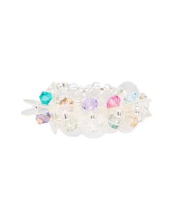 买2送1!ins同款韩国设计师Swingset新款串珠亮片水晶弹力戒指5色