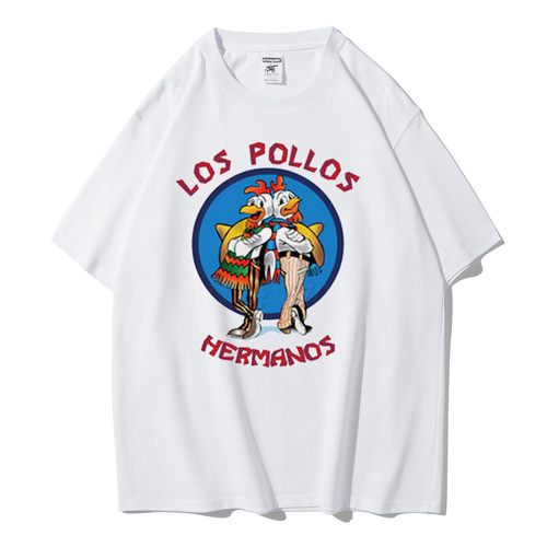 美剧绝命毒师老白短袖男士