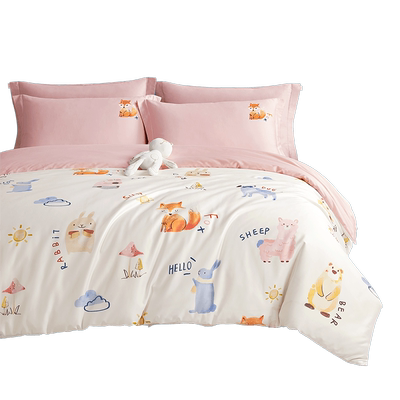 60支四件套长绒棉卡通博洋