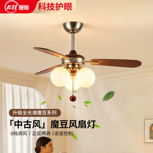法式中古风设计师吊扇灯