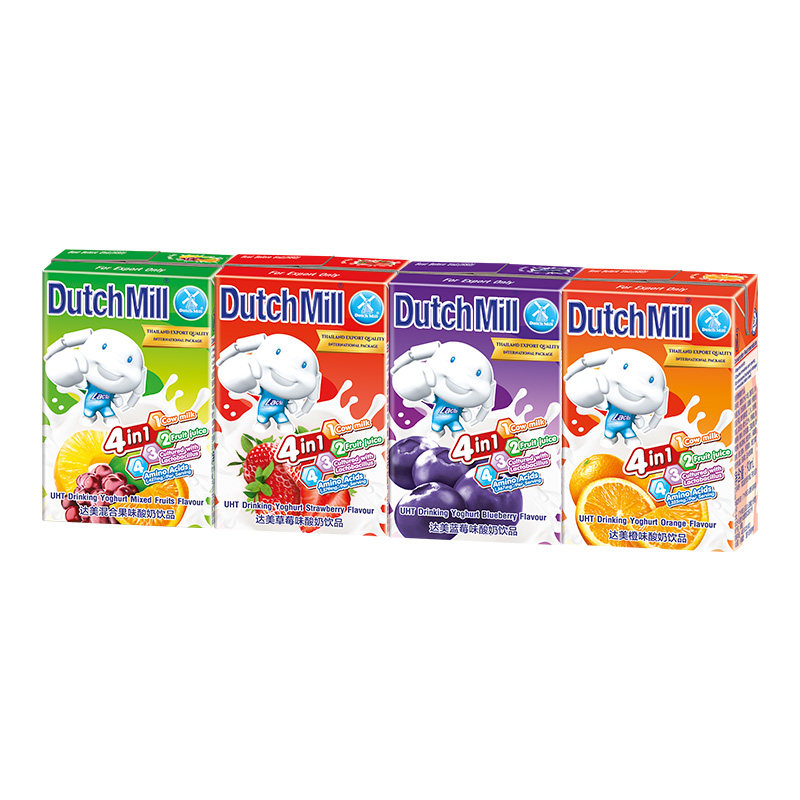 泰国进口Dutch Mill达美酸奶儿童整箱学生营养早餐奶饮料【临期】