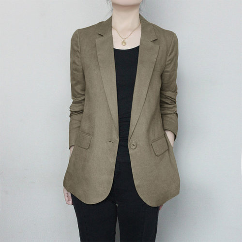 韩版休闲小西装上衣长袖西服