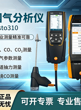 德图Testo 310便携式烟气分析仪氧气CO含量分析仪燃烧效率检测仪