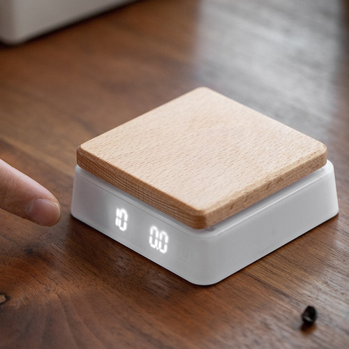 帝国小白客电子秤意式手冲咖啡秤精准厨房秤小型烘焙计时秤计量秤