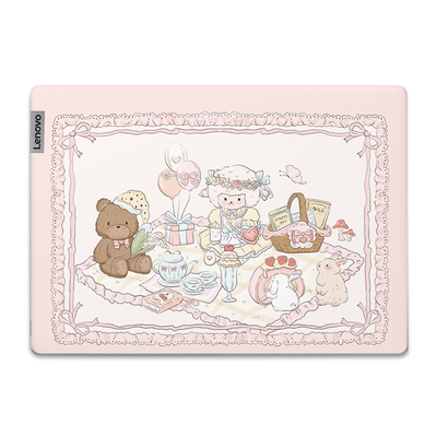 VISION熊兔野餐电脑贴纸