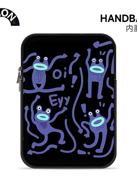 V-SION暗黑怪兽平板收纳包ipadair5女适用于华为matepad11内胆包ipad12苹果pro12.9寸外带mini6平板6内胆包