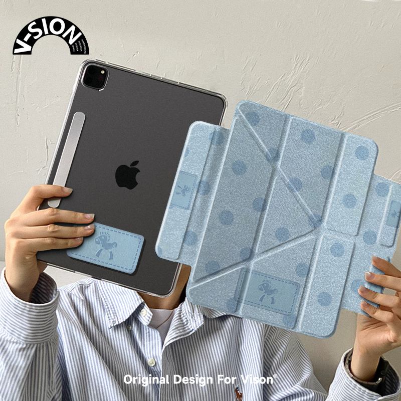 V-SION蓝色波点适用ipadair5保护