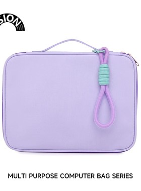 V-SION简约风内胆包14寸笔记本电脑包13寸保护套女适用苹果MacBookPro15点6寸华为联想小新平板ipad11收纳包