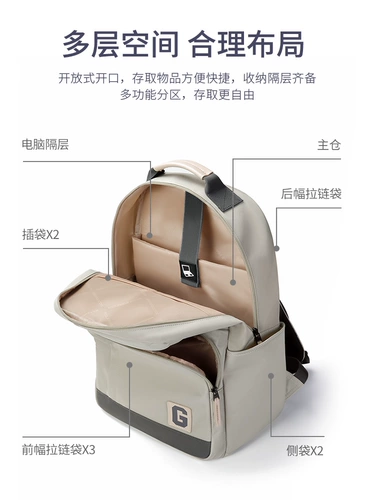 Вместительный и большой ноутбук для влюбленных, школьный рюкзак для школьников, сумка через плечо, простой и элегантный дизайн, подходит для подростков