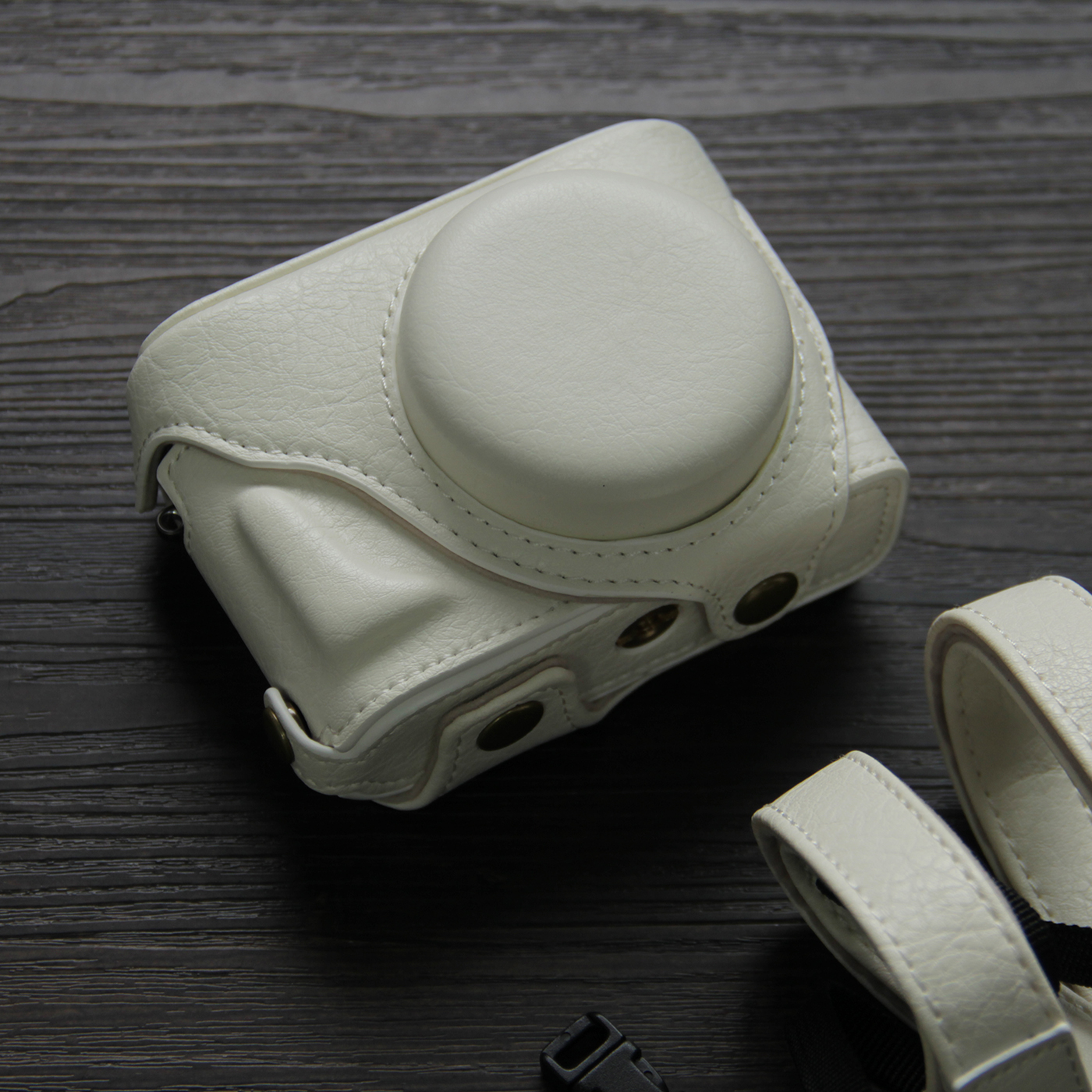 适用富士X half半格相机套xhalf便携皮革相机包X-HF1皮套单肩斜挎