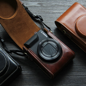 适用理光GR3X相机包挎包佳能g7x2 M3索尼黑卡RX100 GR4皮套LX10