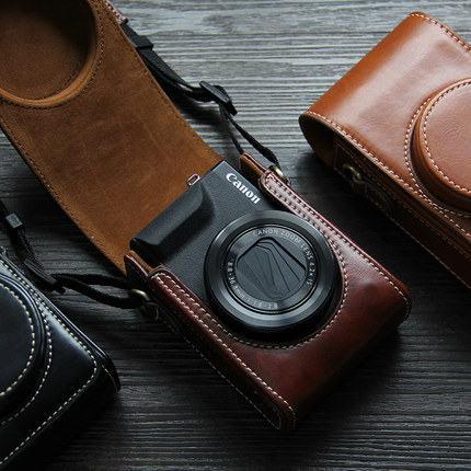 适用理光GR3X相机包挎包佳能g7x2 M3索尼黑卡RX100 GR4皮套LX10