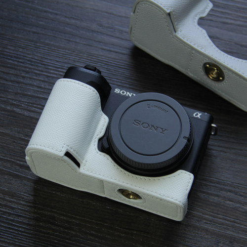 适用索尼zve10相机套斜纹底座