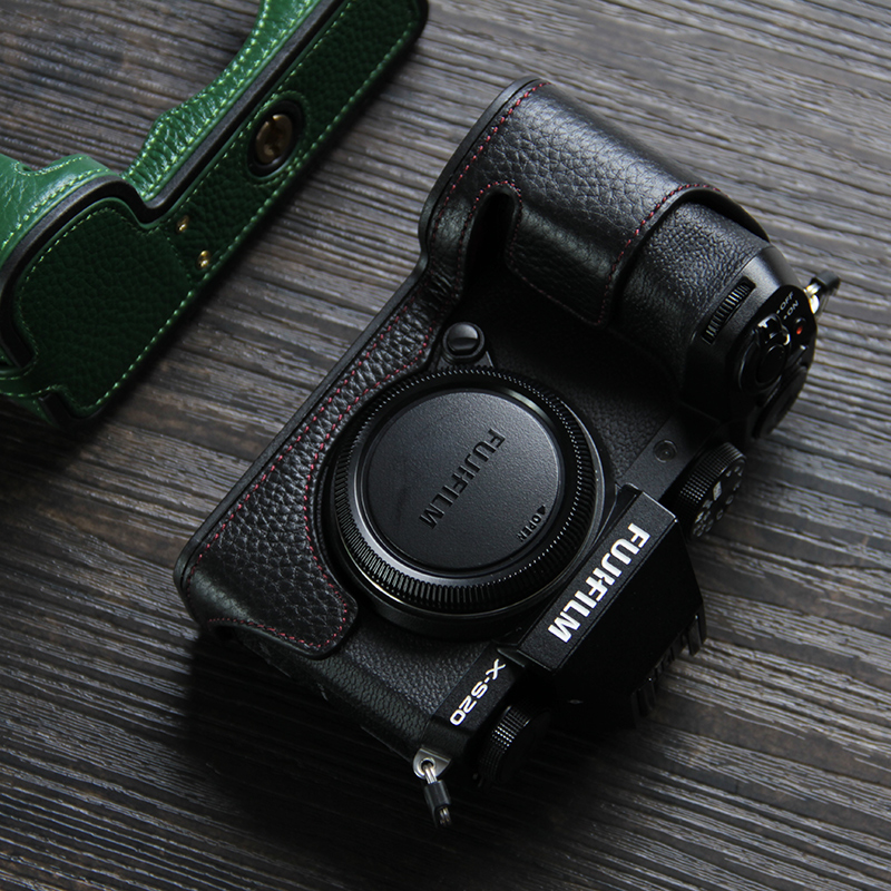 适用富士xs20保护套复古皮套