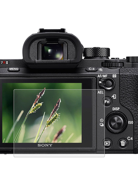 适用索尼A6100钢化膜a6400/zv1m2A7C黑卡RX100贴膜ZV1/A7M3/ZVE10