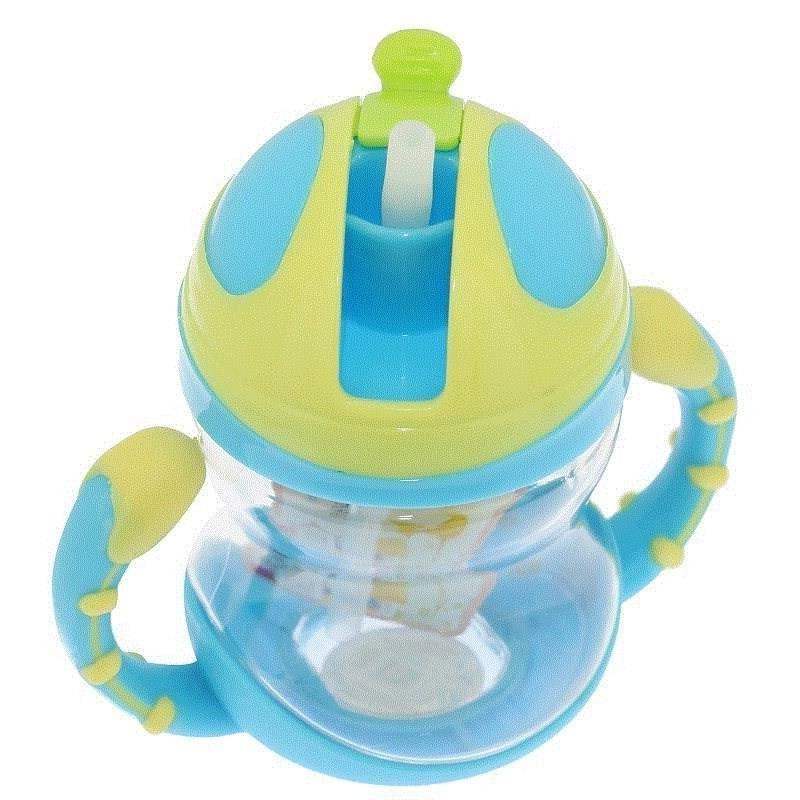 baby water bottle sippy cup for infant kids with straw blue|ruв категории подгузник/шампунь/вскармливать/тележка кроватью, кубок/посуда/измельчение/Приложение, кубок - от Buy2taobao.com для оказания профессиональной услуги покупки агента Taobao