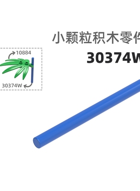 MOC小颗粒积木总汇国产零件兼容乐高30374W 5倍圆棒圆棒
