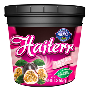 海特尔百香果果酱奶茶店专应原料批发水果茶冲饮烘焙原料商用桶装