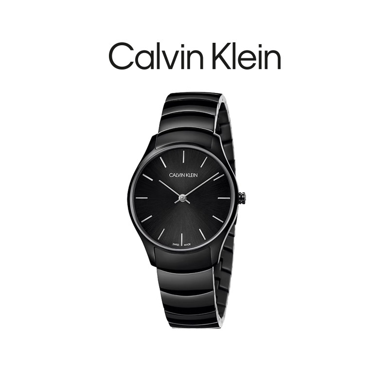 Calvin Klein【瑞士手表】ck手表瑞士时尚休闲石英钢带男表